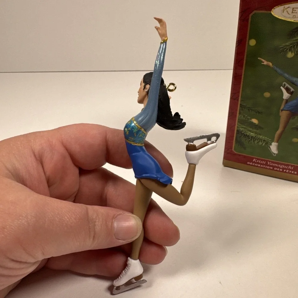Hallmark Keepsake Kristi Yamaguchi Figure Skater Christmas Ornament 5.5